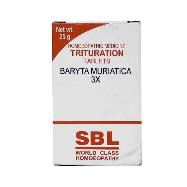 SBL Baryta Muriaticum Trituration Tablet 3X